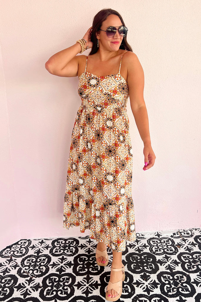 The Show Stopper Printed Maxi Dress