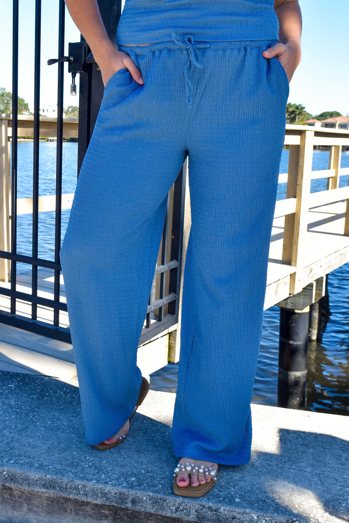 Poolside Blue Lounge Pants