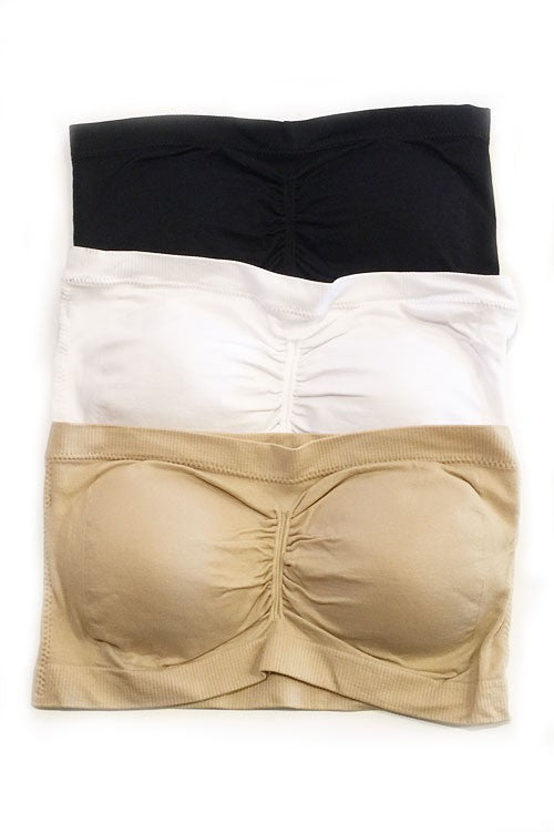 Butter Soft Bandeau- White