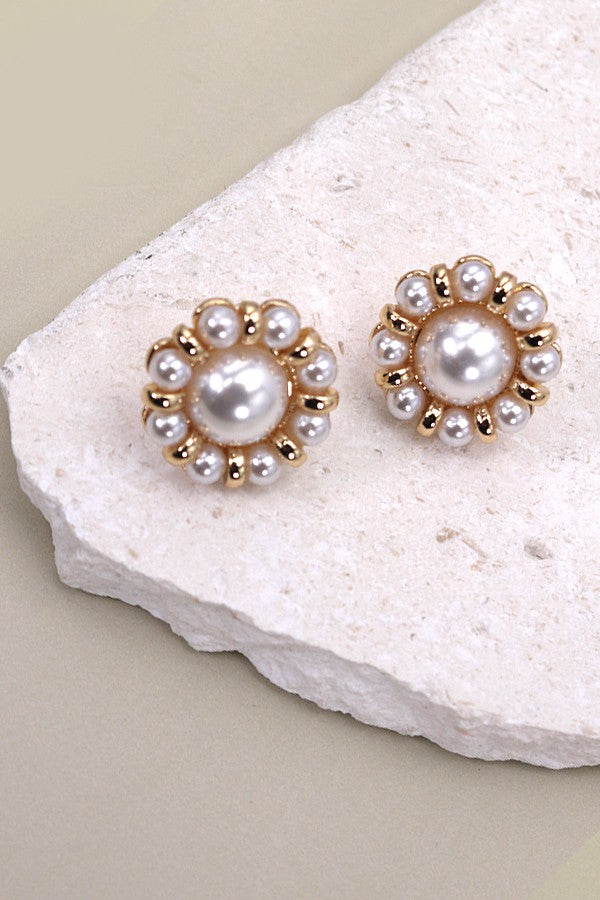 Pearl Girl Stud Earrings