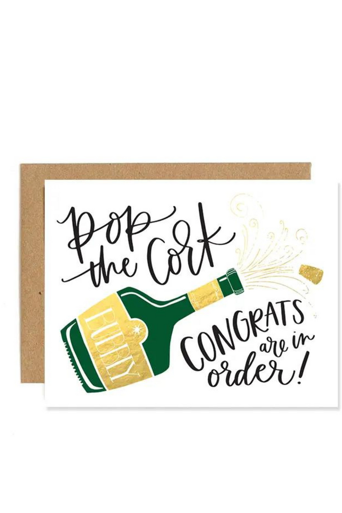 Champagne Congrats Card