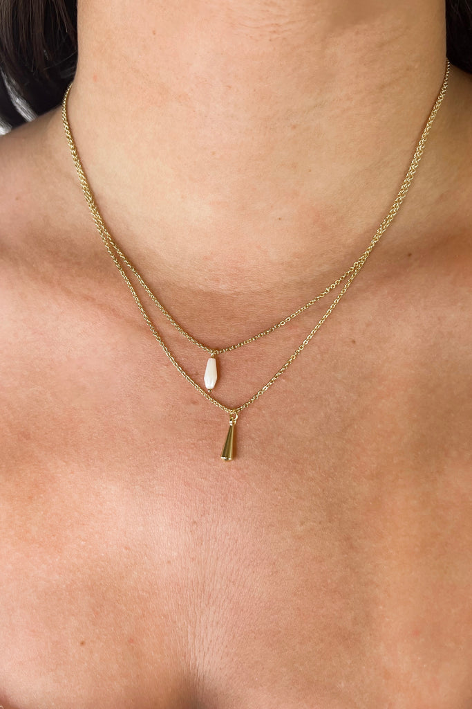 The Lana Gold 2 Layer Necklace