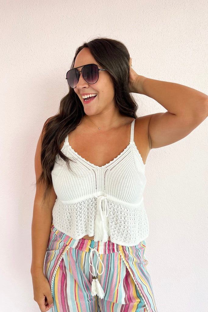 Dainty Darling Knitted Tank Top