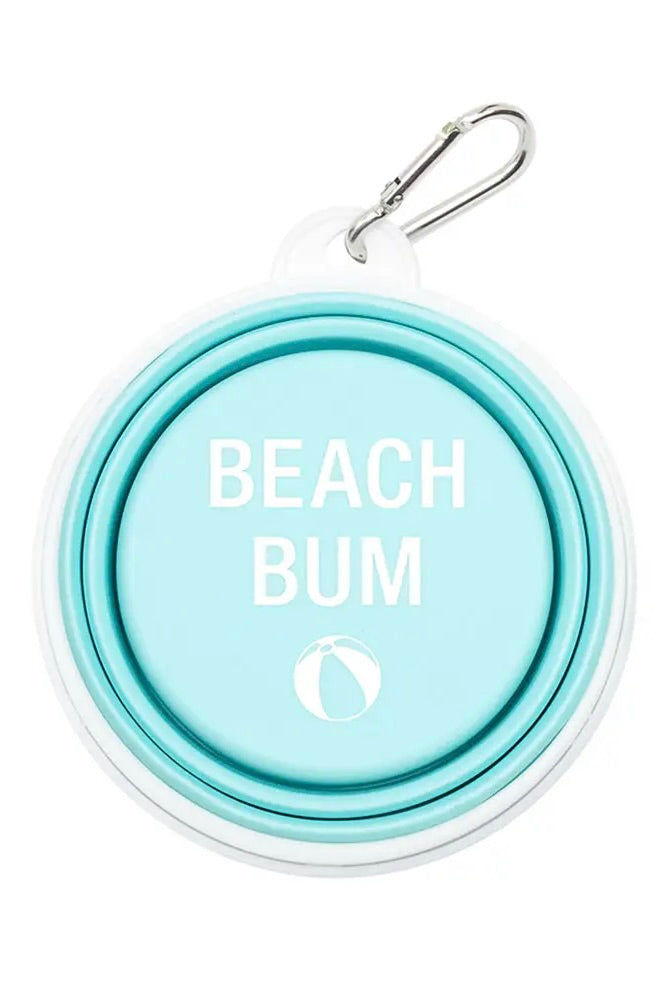 Beach Bum Silicone Dog Bowl
