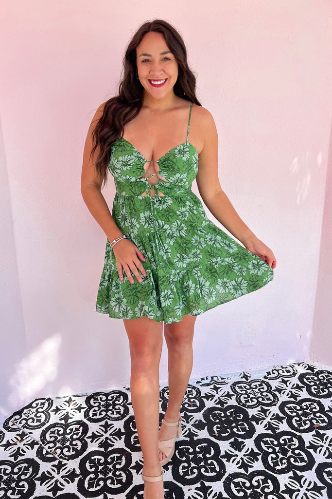 By The Palms Printed Dress