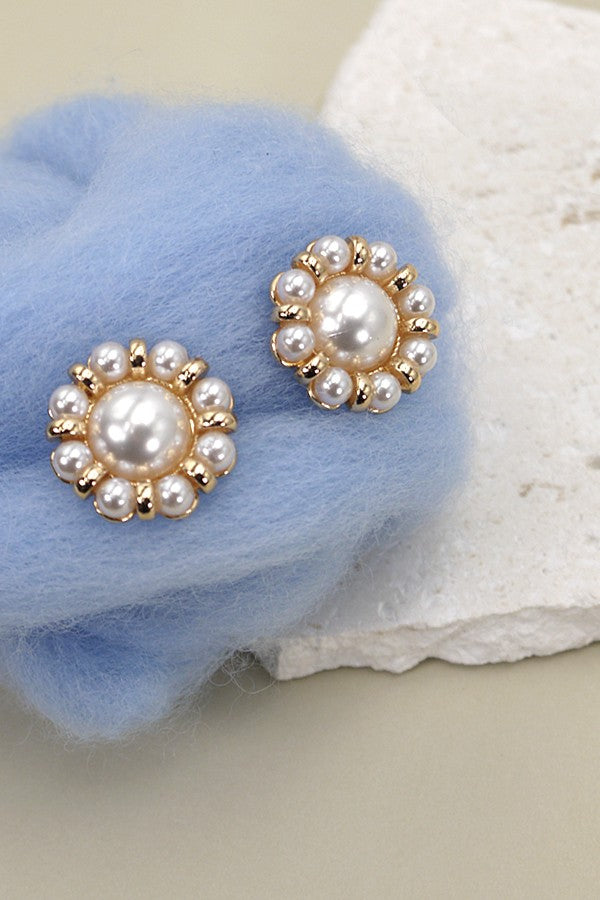 Pearl Girl Stud Earrings