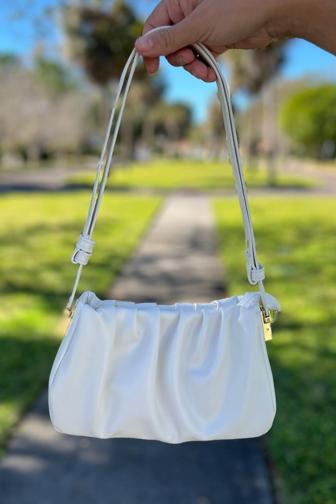 The Gia White Handbag