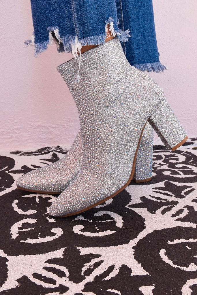 Shining Bright Bedazzled Booties