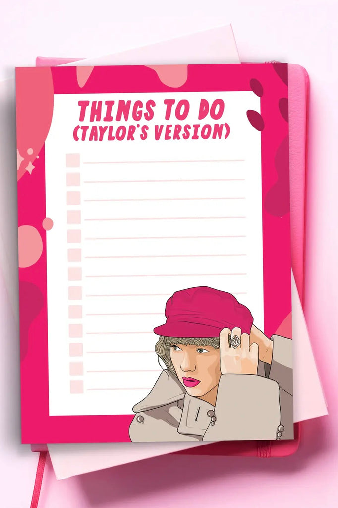 Things To Do Notepad (Taylor's Version)
