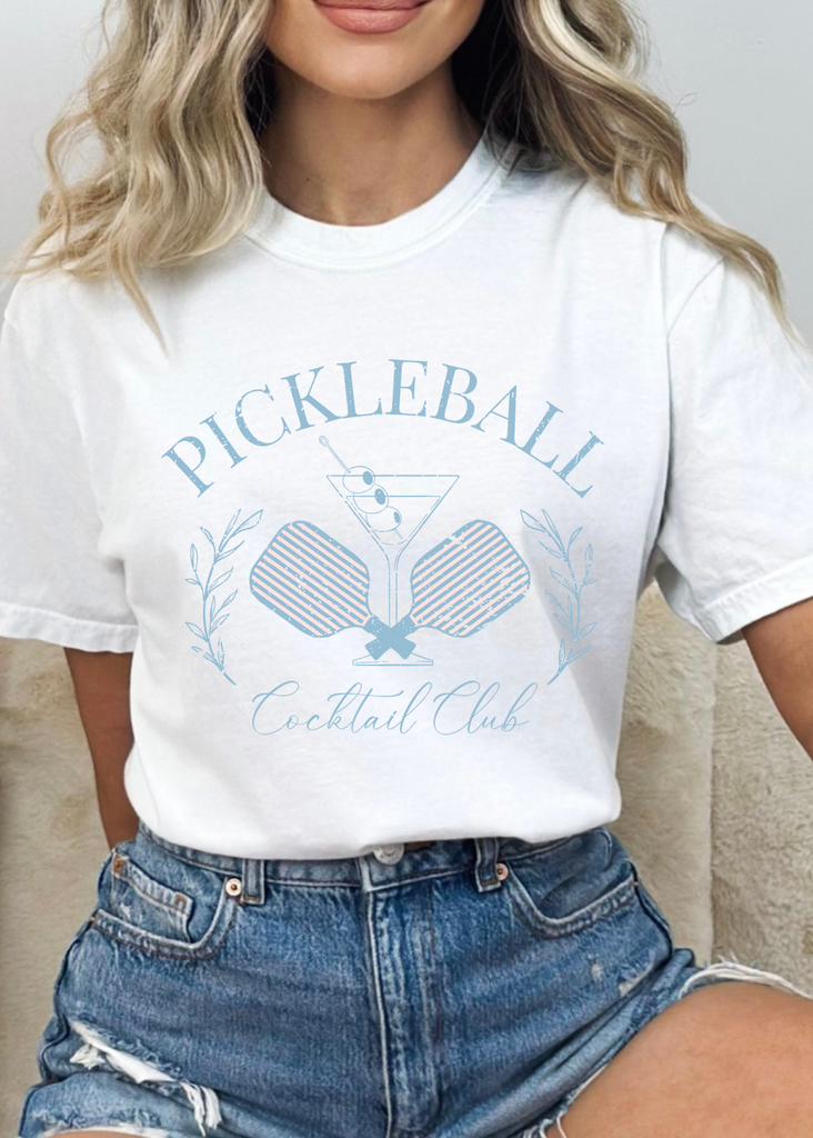 Pickleball Social Club Tee - White