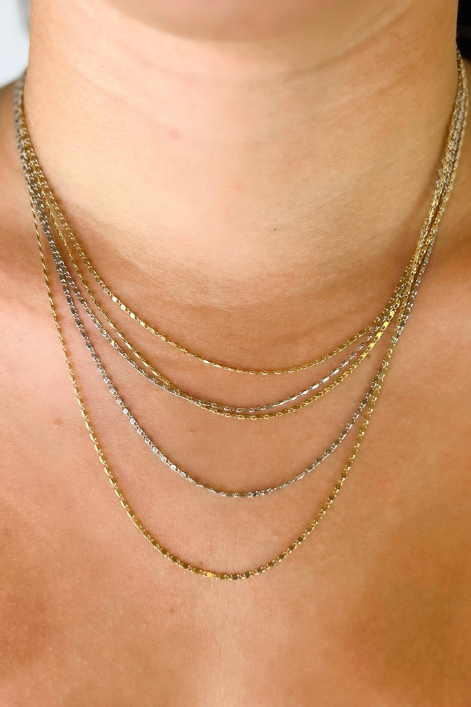 Gold & Silver 5 Layer Necklace